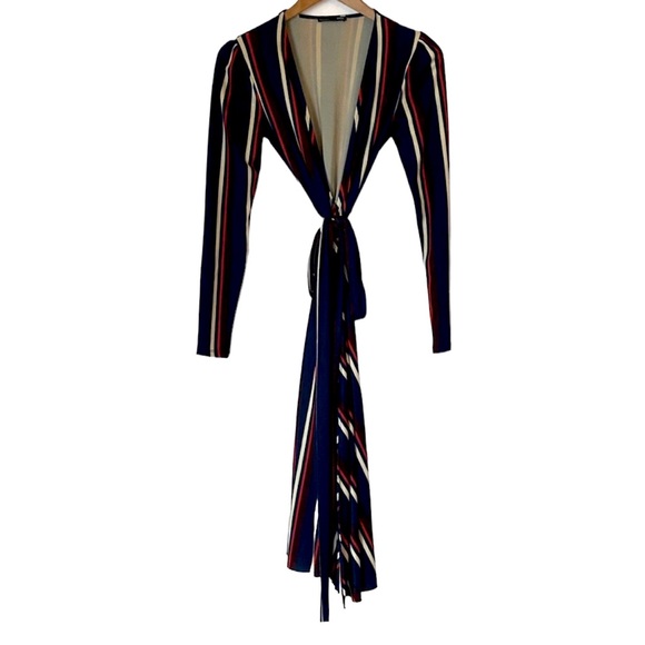 ZARA Multicolor Wrap Around Dress - Picture 4 of 4